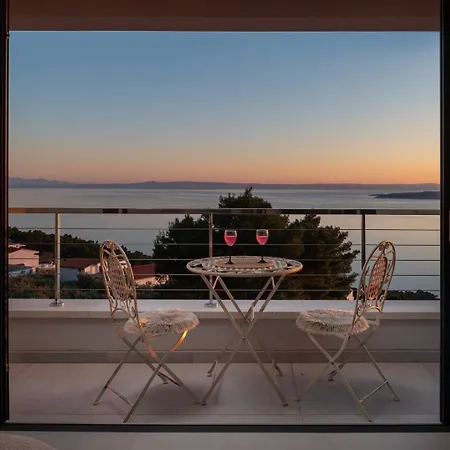 Luxury Ivana Heated Pool 28 M2, Gym Brela